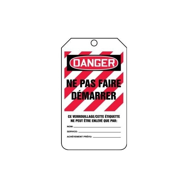 Accuform Caution, PF-Cardstock, 3-1/4 in Width, 1/4 in Height, , 25 PK FRMLT403PTP - main
